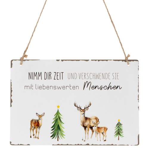 Metallschilder 2er-Set zum