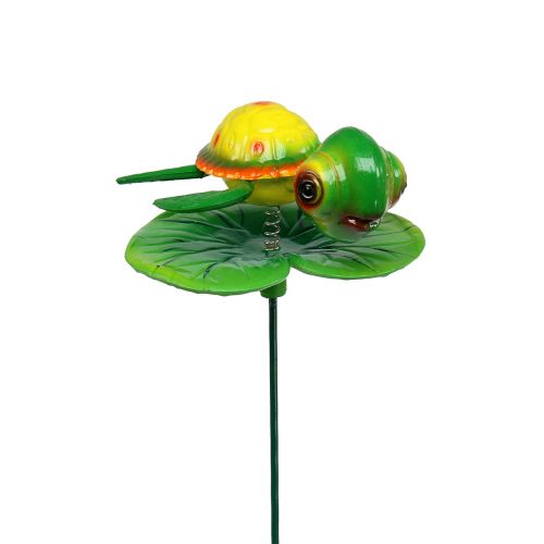 Floristik24 Schildkröte als Gartenstecker 66cm