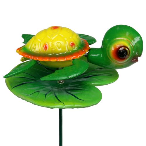 Floristik24 Schildkröte als Gartenstecker 66cm