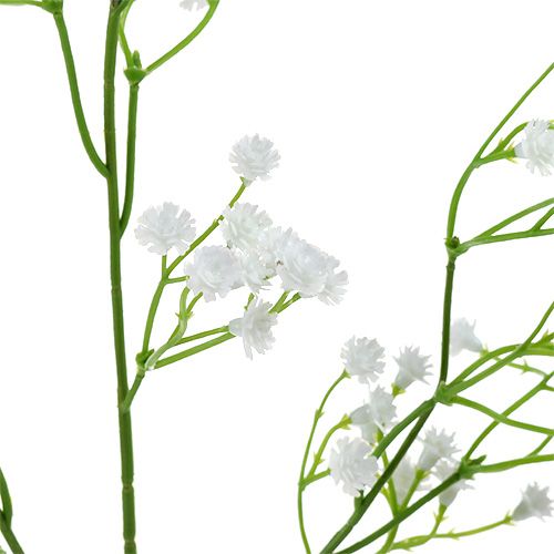 Floristik24 Schleierkraut Kunstblumen Weiß 52cm 6St