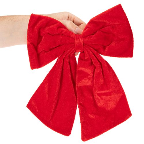 Artikel Schmuckschleifen Rot Stoff 28cm 3er-Set Weihnachten Innenbereich