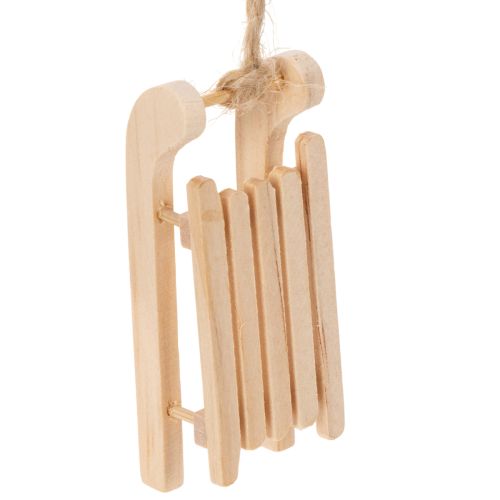 Deko-Schlitten aus Holz zum Aufhängen 6 cm 6er Set bestellen | Floristik24.at
