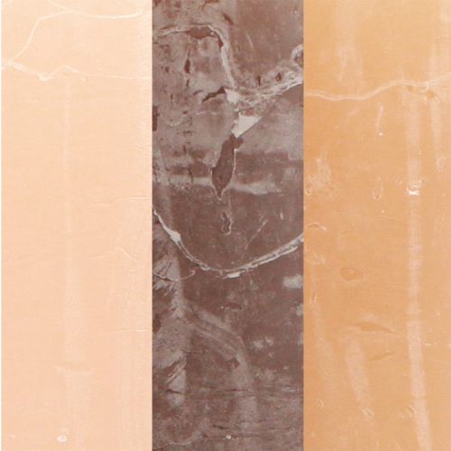 Floristik24 Schmale Stumpen Kerzen in Braun 3 Farben 50x100mm 12 St