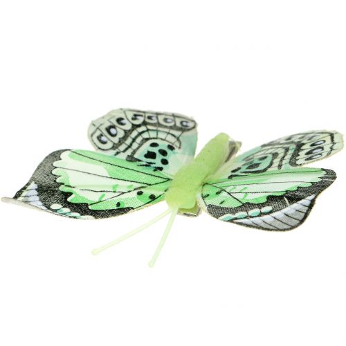 Floristik24 Deko Schmetterling am Clip sortiert 5cm - 8cm 10St