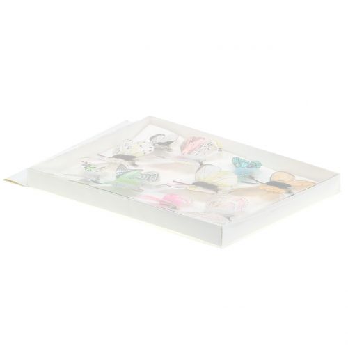 Floristik24 Deko Schmetterling am Clip sortiert 5cm - 8cm 10St