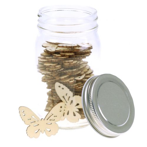 Floristik24 Schmetterling Holz im Glas 60St