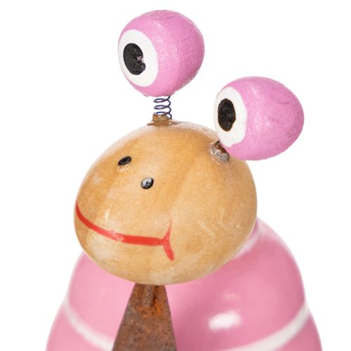 Artikel Schneckenfigur mit lustiger Optik als charmante Frühlingsdekoration 9cm 4St