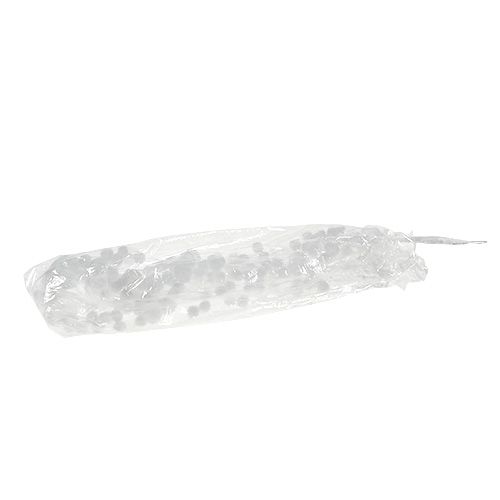 Floristik24 Schneeballgirlande L75cm weiß