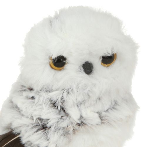 Artikel Schneeeule Deko Figur Eulen Paar Weiß Braun H12cm 4 St