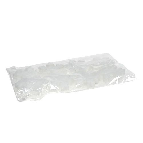 Floristik24 Schneeflocke Weiß 7cm 8St