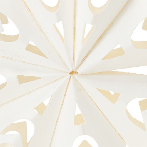 Artikel Schneeflocken Weihnachtsdeko aus Papier Weiß 15cm 4 St