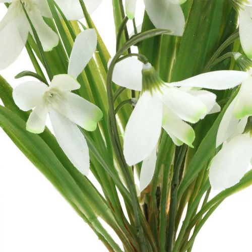 Floristik24 Künstliche Schneeglöckchen Deko Frühblüher 27cm Bund à 6St