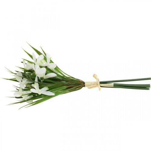 Floristik24 Künstliche Schneeglöckchen Deko Frühblüher 27cm Bund à 6St