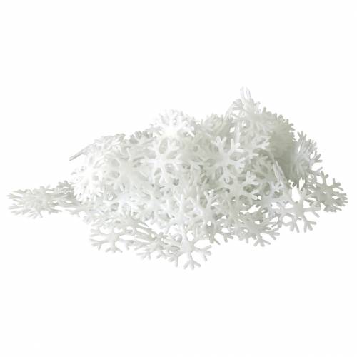Streudeko Schneeflocken Weiß Ø17mm 240St