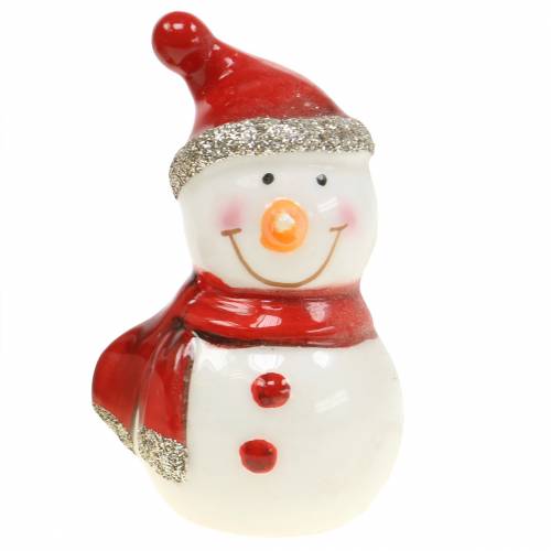 Floristik24 Weihnachtsdeko Dekofigur Schneemann 7,5cm 4St