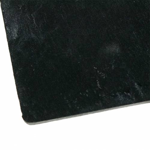Floristik24 Servierbrett Schiefer Tablett Schwarz 2er-Set