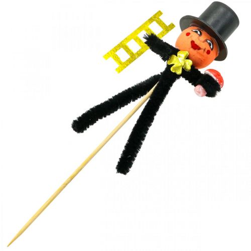 Floristik24 Schornsteinfeger Glücksbringer Silvester Deko L19cm 12St