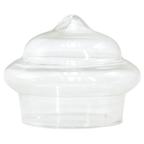 Floristik24 Schwimmender Teelichthalter aus Glas Klar Ø7,5cm H6cm
