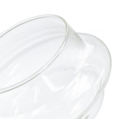 Floristik24 Schwimmender Teelichthalter aus Glas Klar Ø7,5cm H6cm