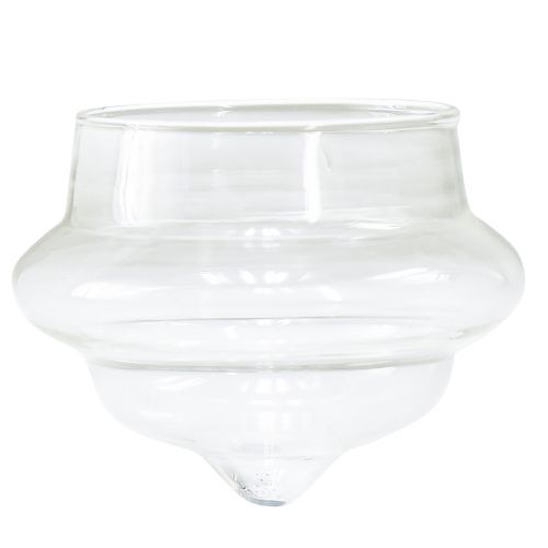 Artikel Schwimmender Teelichthalter aus Glas Klar Ø7,5cm H6cm