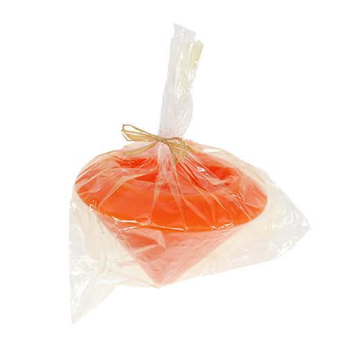 Floristik24 Schwimmkerze in Orange Ø13cm