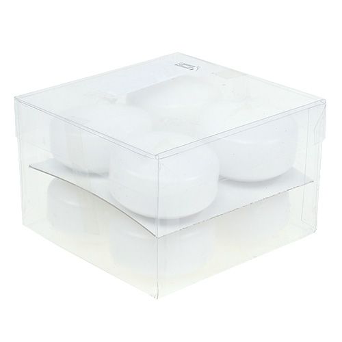 Artikel Schwimmkerzen Weiß 4,5cm 8 St