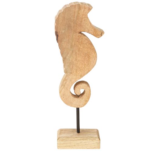 Artikel Seepferdchen Deko mit Perlen Maritime Tischdeko Holz 28cm