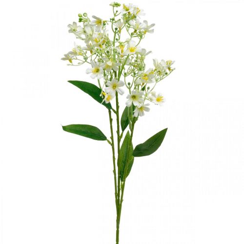 Floristik24 Künstlicher Seidelblast, Blumendeko, Seidenblume, Deko-Blume Weiß L72cm