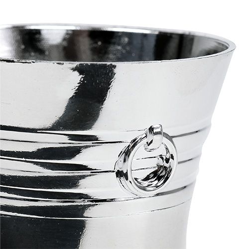 Floristik24 Sektkühler Silber Ø6,5cm H5,5cm 20 St