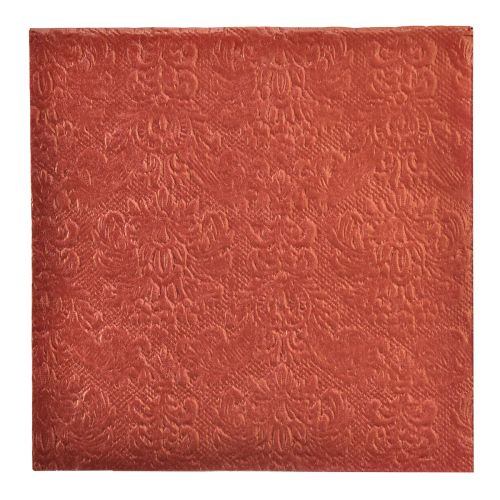 Floristik24 Servietten Bordeaux Geprägt Ornamente 33x33cm 15St