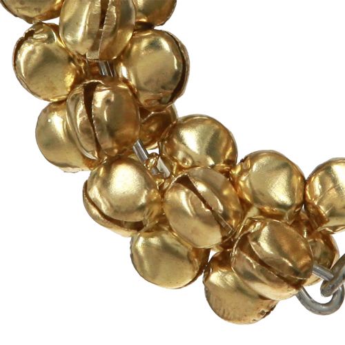 Floristik24 Serviettenringe Gold Glöckchen aus Metall Ø5cm 8 St