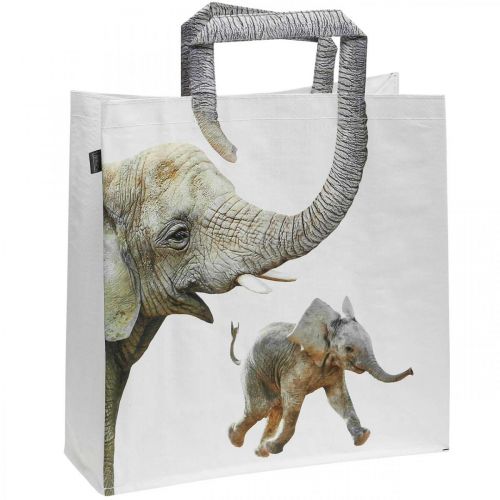 Floristik24 Shopper-Tasche, Einkaufstasche B39,5cm Tasche Elefant