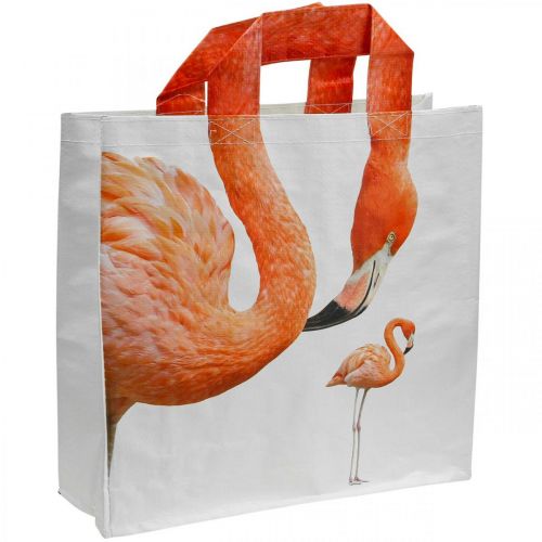 Floristik24 Shopper-Tasche, Einkaufstasche B39,5cm Flamingo Tasche