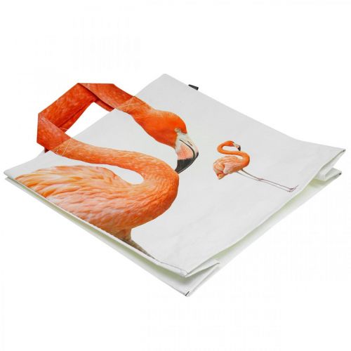 Floristik24 Shopper-Tasche, Einkaufstasche B39,5cm Flamingo Tasche