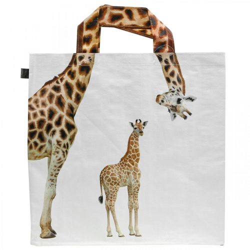 Floristik24 Shopper-Tasche, Einkaufstasche B39,5cm Tasche Giraffe