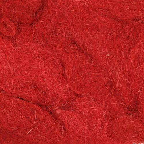 Floristik24 Sisal Rot 500g Naturfaser