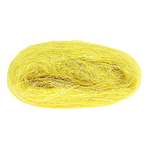 Floristik24 Sisal Gelb 50g