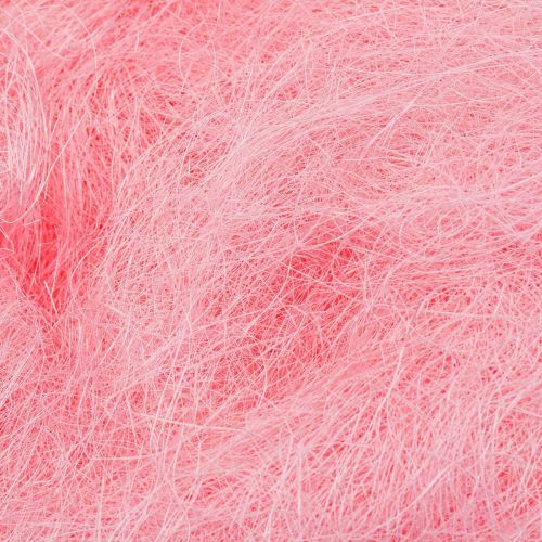 Artikel Sisalgras zum Basteln, Bastelmaterial Naturmaterial Rosa 300g