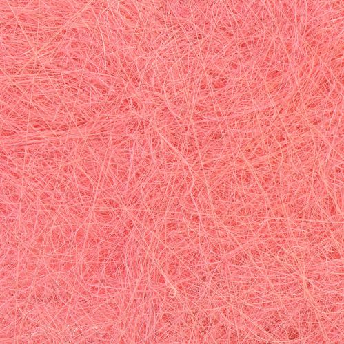 Floristik24 Herz Deko mit Sisalfasern Hell Rosa Sisalherz 40x40cm
