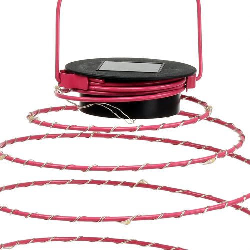 Artikel Solar Gartenleuchte Pink 22cm mit 25 LEDs Warmweiß