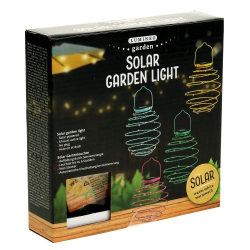 Artikel Solar Gartenleuchte Türkis 22cm mit 25LEDs Warmweiß