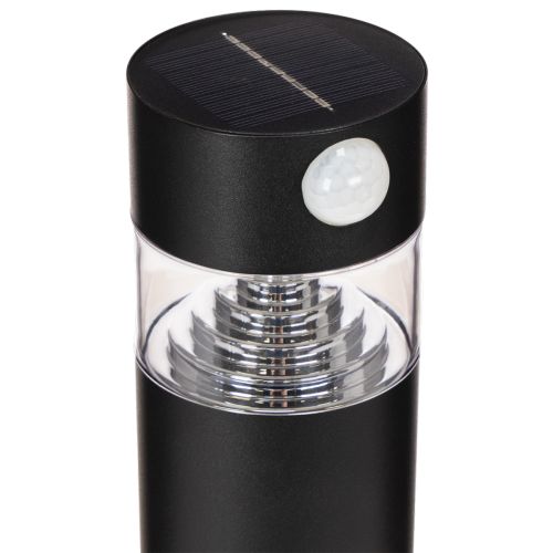 Solarleuchte Gartenlampe LED mit Bewegungsmelder 34 cm Schwarz | Floristik24.at