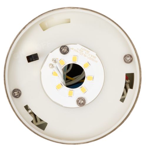 Solarleuchte aus Edelstahl mit Erdspieß und LED 34 cm | Floristik24.at