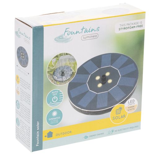 Artikel Solarpumpe für Gartenteiche Schwimmendes dekoratives Wasserspiel LED 16cm