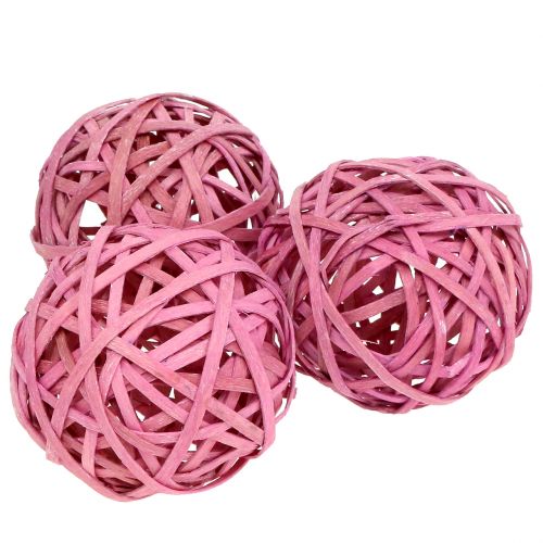 Spanball Rosa Ø6cm 6St