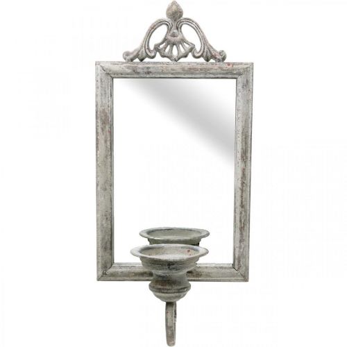 Artikel Spiegel Antik Optik mit Kerzenhalter Shabby Chic H50cm