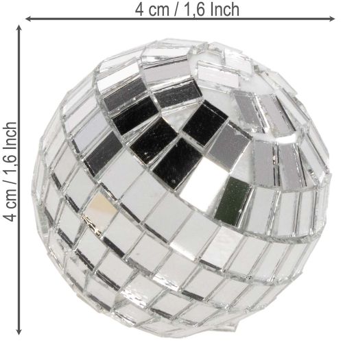 Deko-Spiegelkugeln Silber Glas