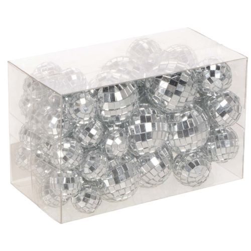 Deko-Spiegelkugeln Silber Glas