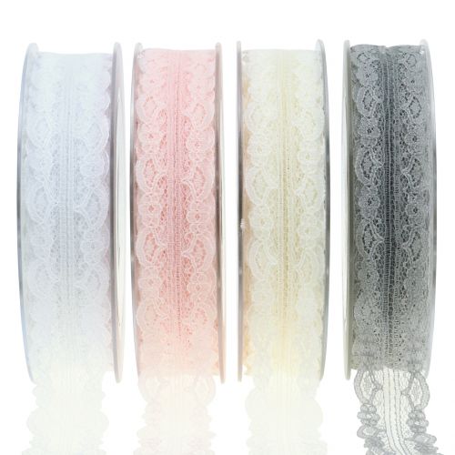 Spitzenband mit Wellenrand 25mm 20m