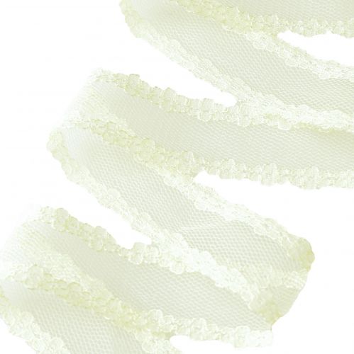 Artikel Spitzenband Hochzeitsband Deko Band Spitze Gelb 20mm 20m